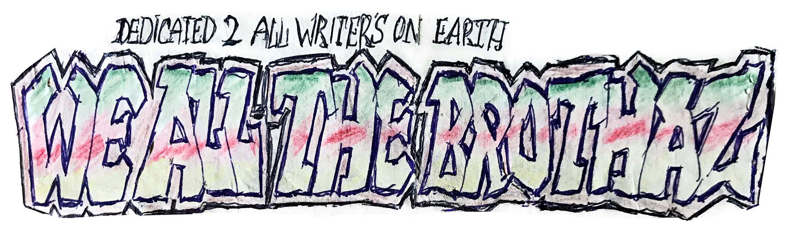 Pay_Ezz_We_all_da_brothaz Malarstwo ścienne