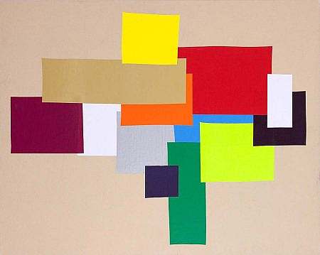 Marcin Dembowski (1979)- [Ami Nº 2154] 'Drzewo', 2014, technika: termonadruk- materiał, 59 x 74 cm (bez ramy), sygn. na odwrocie