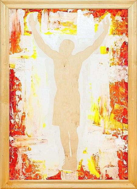 Marcin Dembowski (1979)- [Ami Nº 2174] 'Zwycięstwo', 2017, technika: akryl- sklejka, 100 x 70 cm (+ rama), sygn. lewy dół